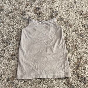 SO Cream Fitted Sleeveless Camisole Top